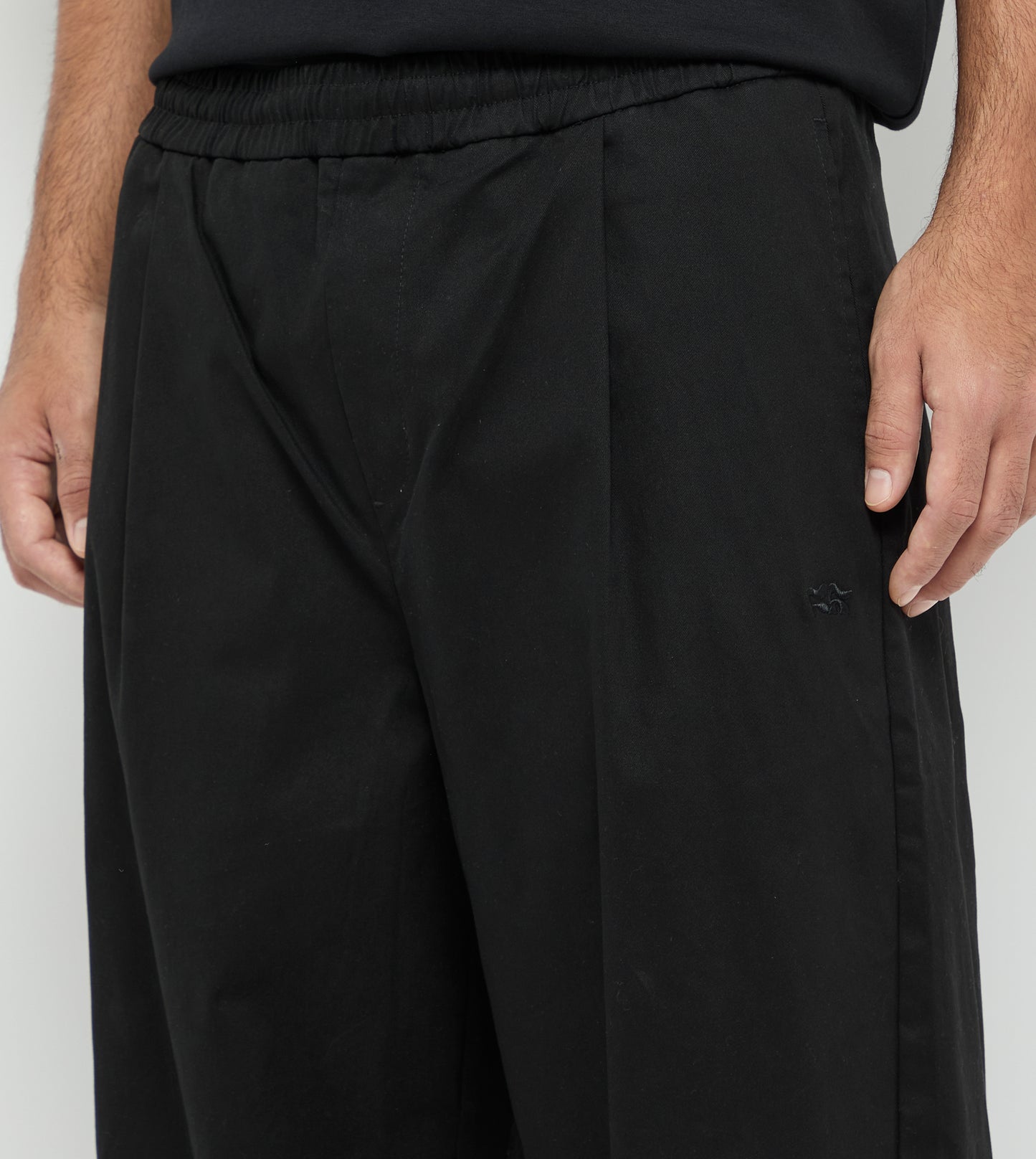 Men's F5 Straight Fit Tencel Pants - Black