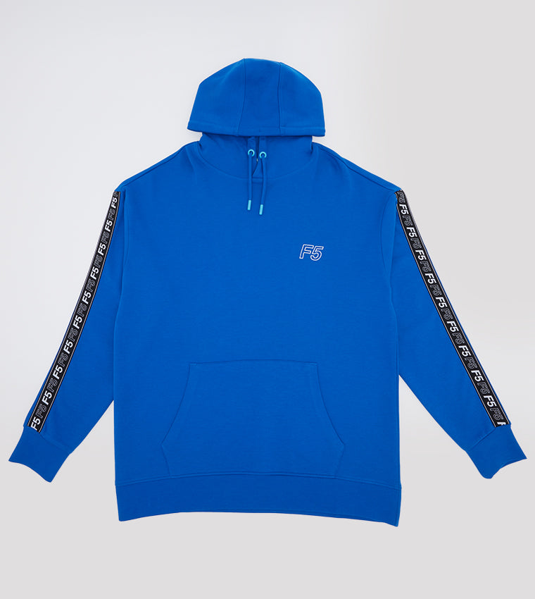 SIDE TAPE HOODIE_BLUE