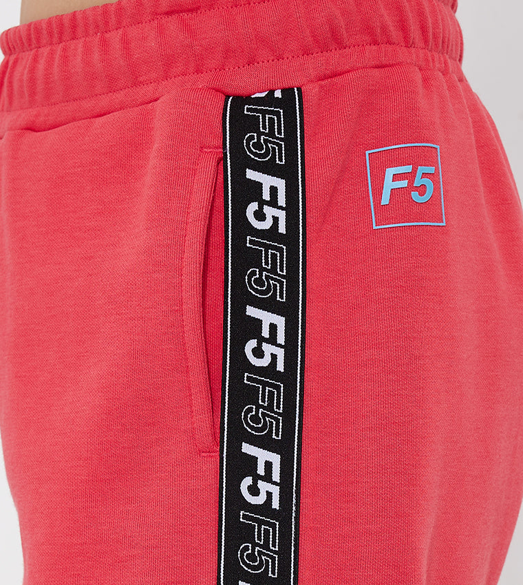 KIDS SIDE TAPE JOGGER_RED