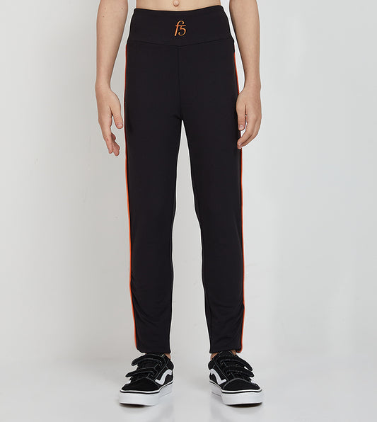 KIDS CONTRAST LEGGINGS_BLACK
