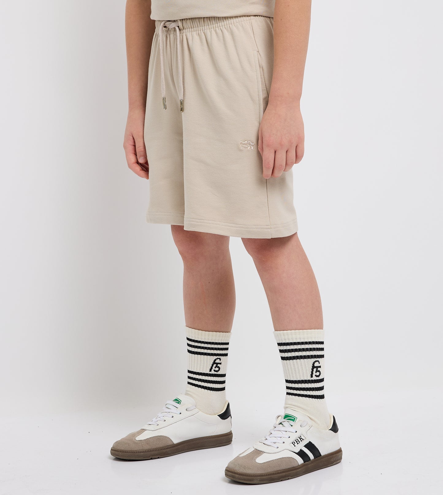 Boy's Sweat Shorts With Front Embroidery