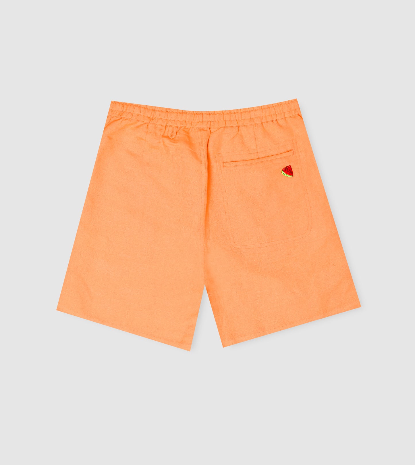 Men's Linen Embroidered Shorts