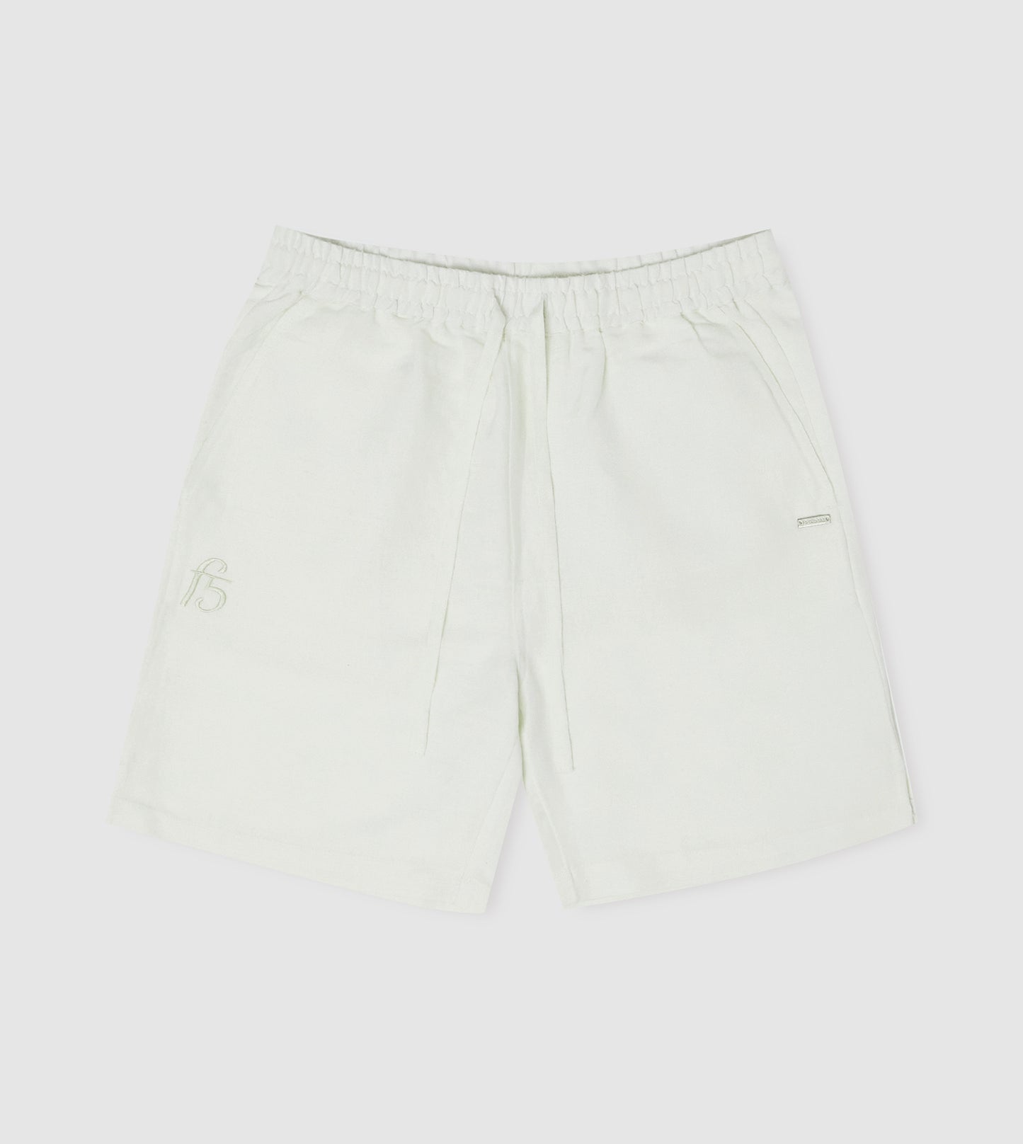 Men's Linen Embroidered Shorts