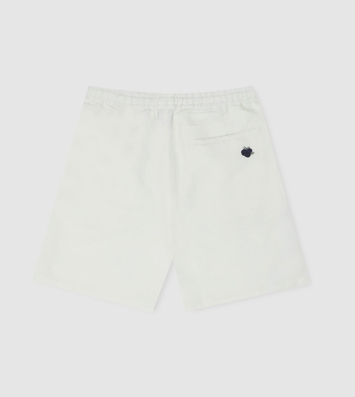 Men's Linen Embroidered Shorts