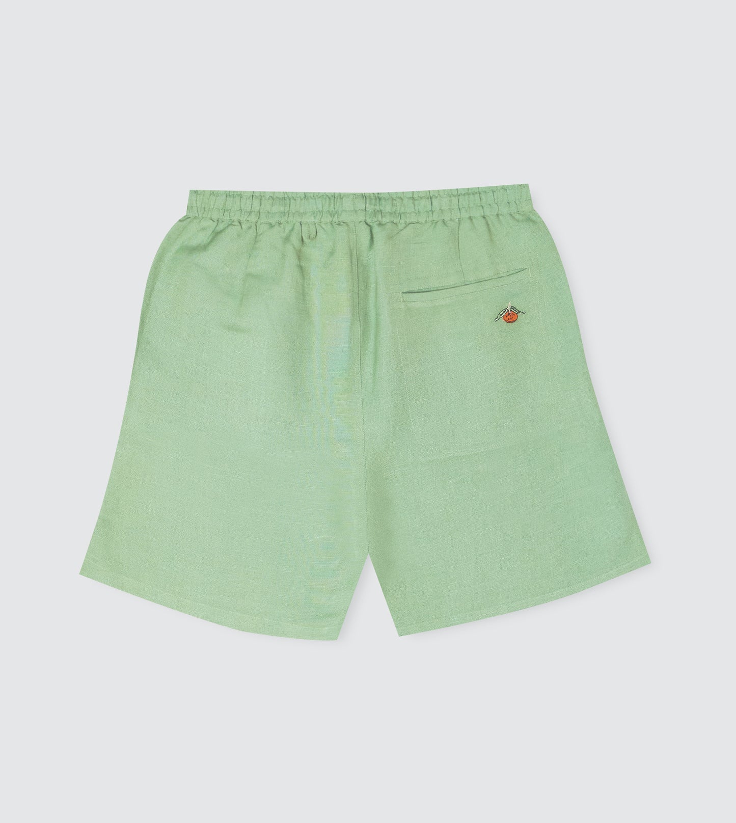 Men's Linen Embroidered Shorts