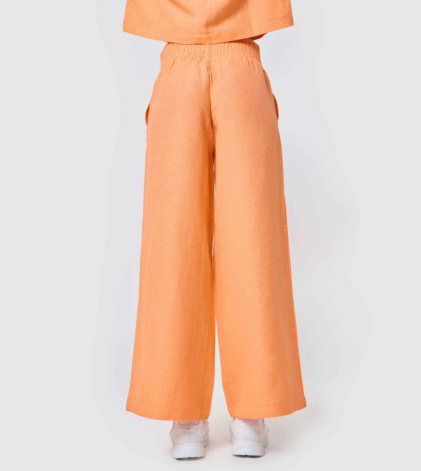 Women's Linen Wide-Leg Pants