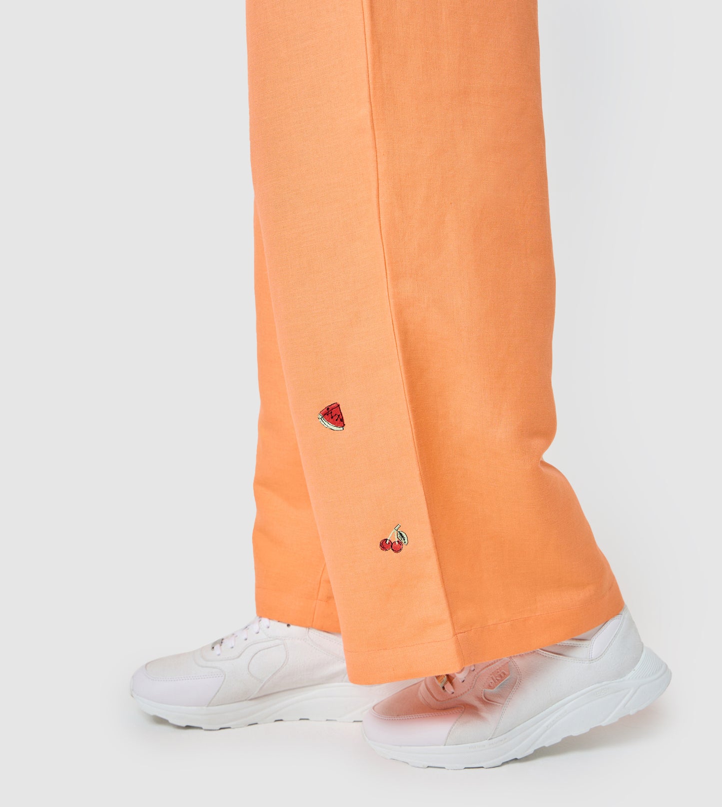 Women's Linen Wide-Leg Pants