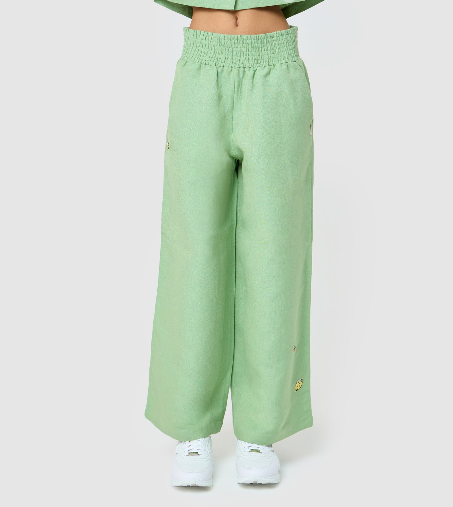 Women's Linen Wide-Leg Pants