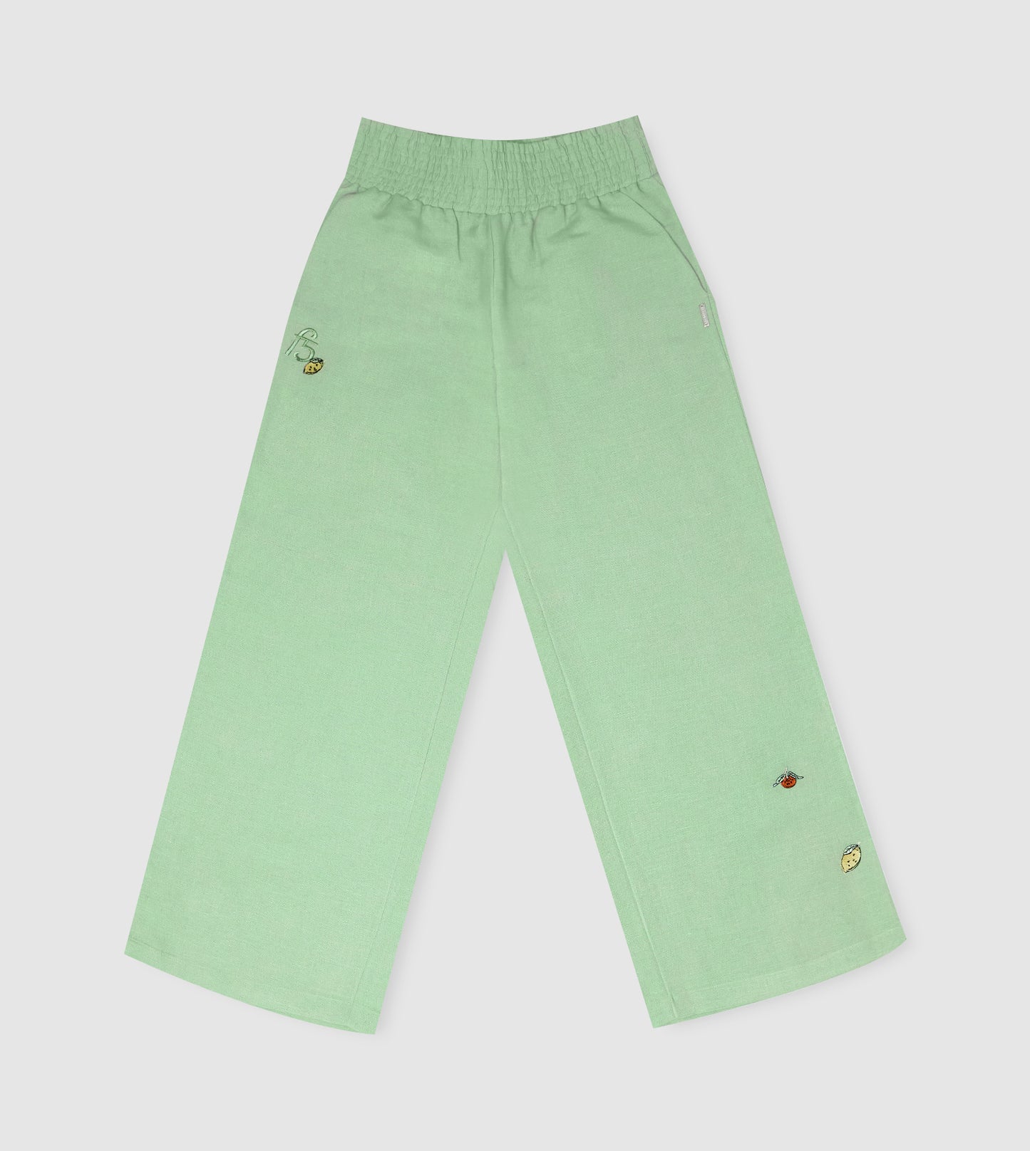 Women's Linen Wide-Leg Pants
