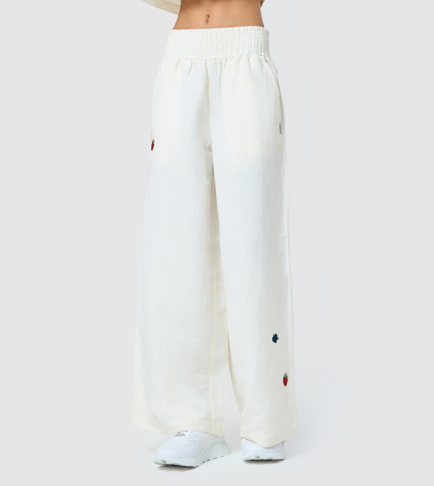 Women's Linen Wide-Leg Pants