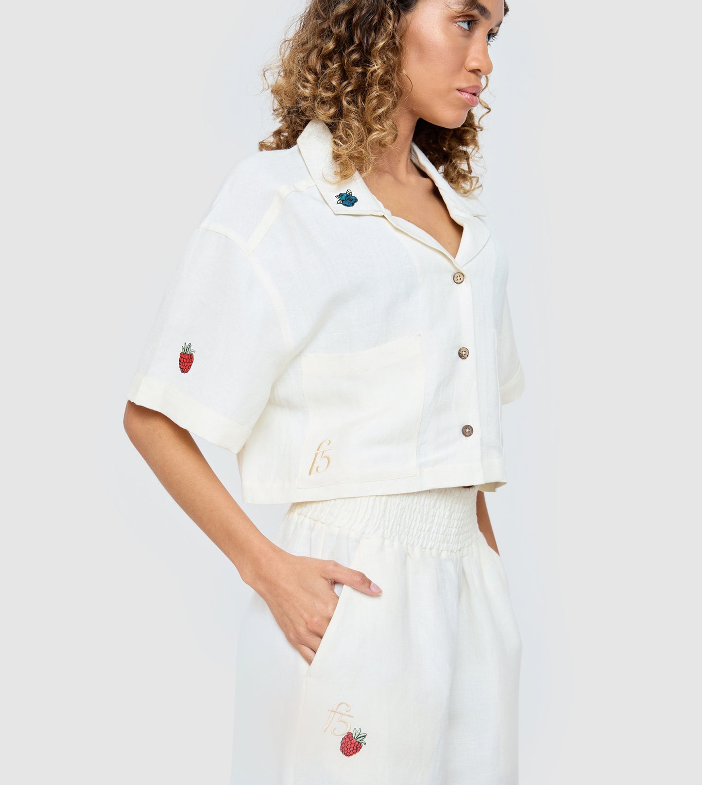 Women's Linen Wide-Leg Pants