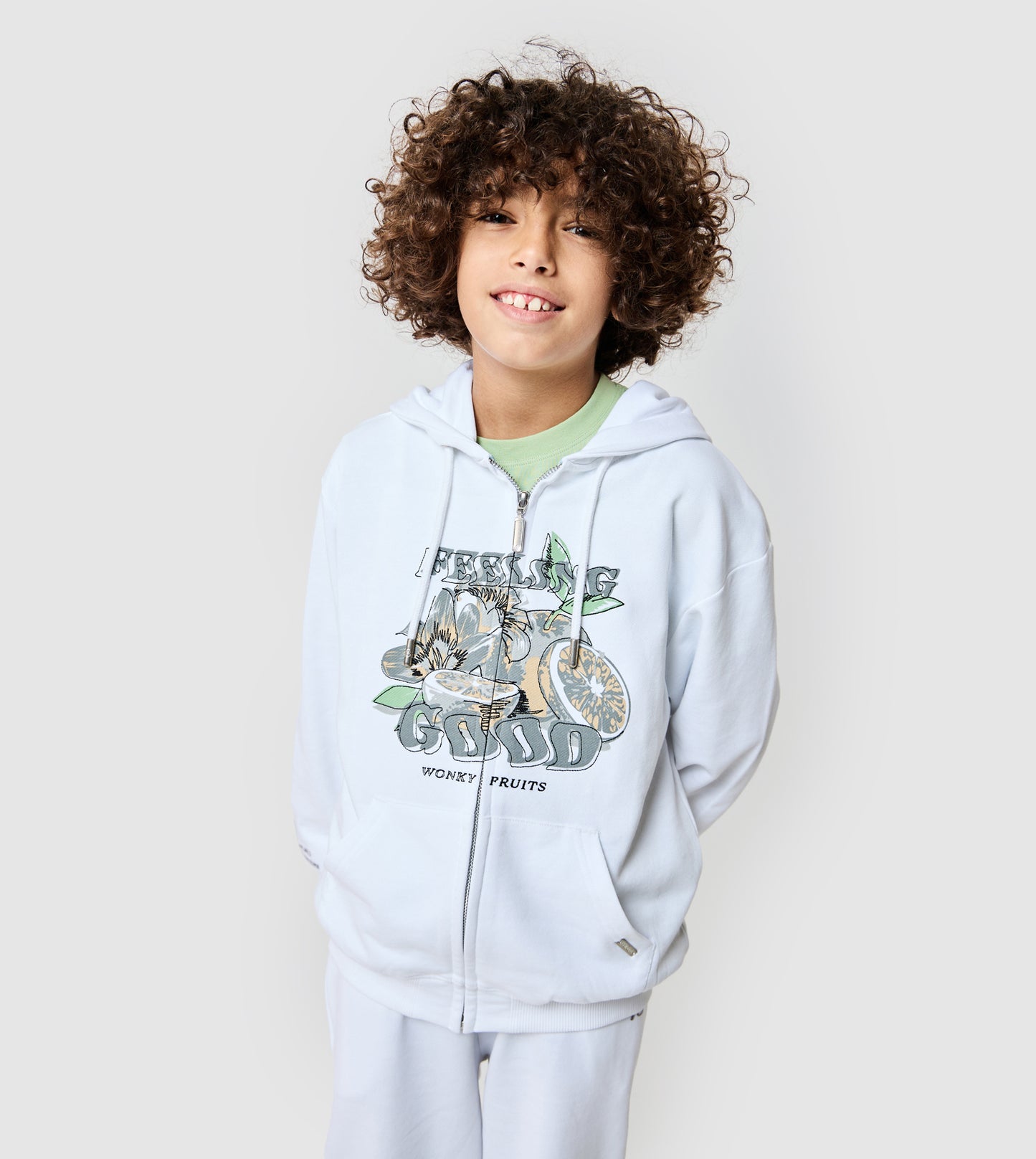 F5 Oversized Zip-Up Hoodie - Boys