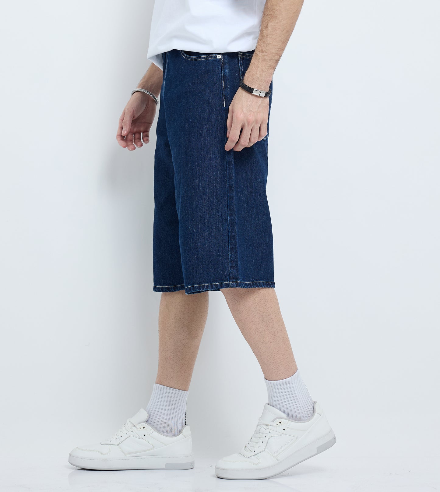Relaxed Fit Denim Shorts