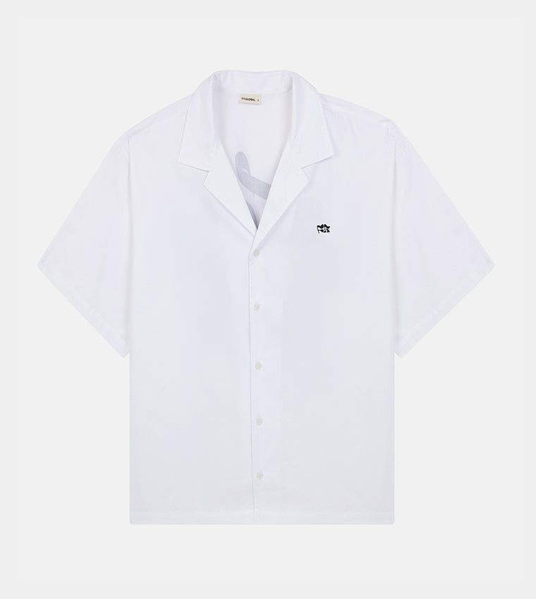 MEN'S SHORT SLEEVE SHIRT - WHITE