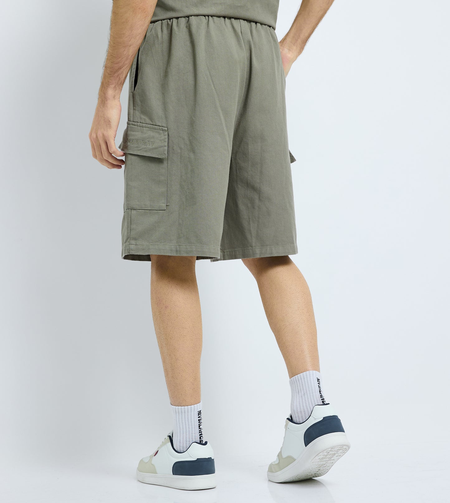 MEN'S TWILL SHORTS - GREEN