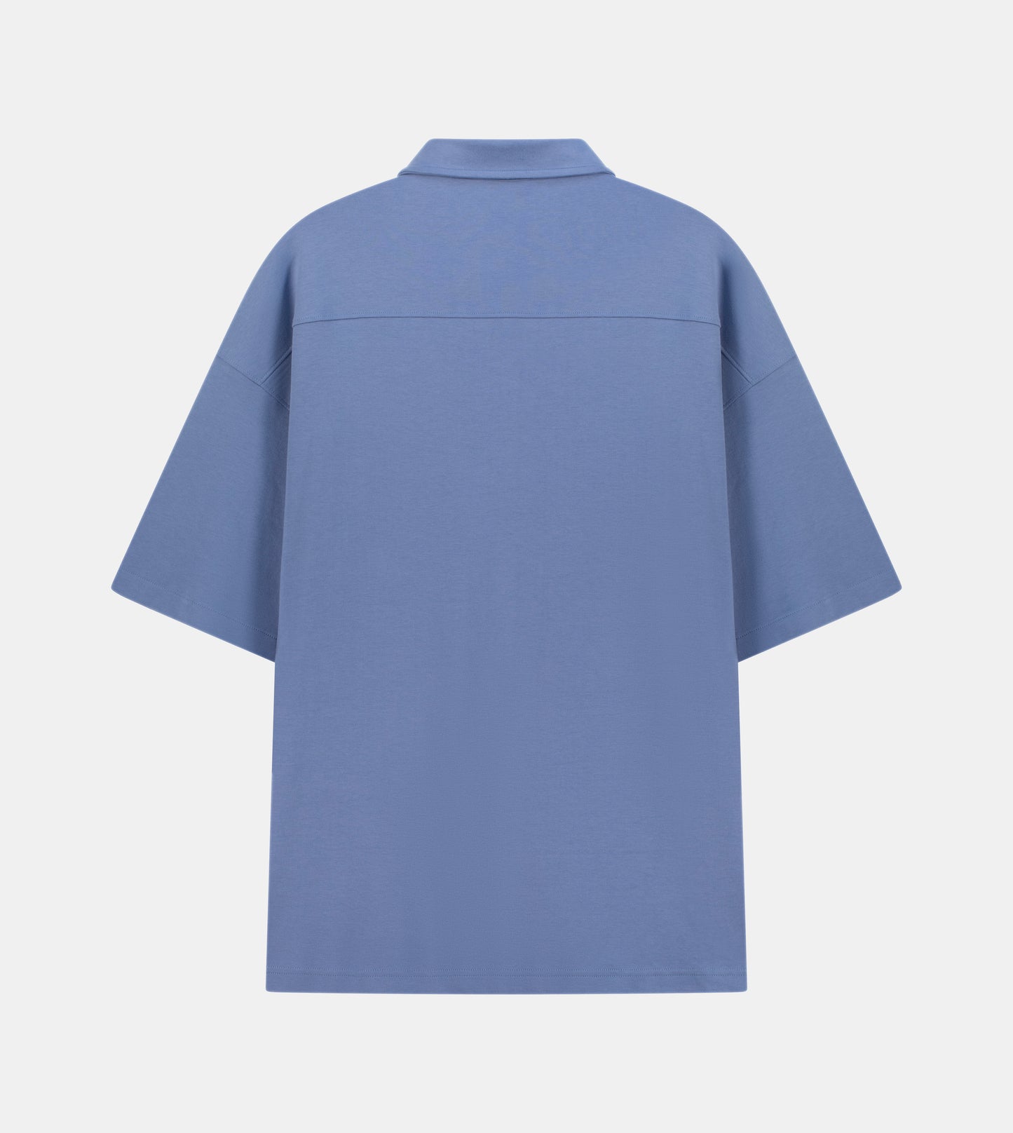 Men Oversized Shirt With Metal Tag