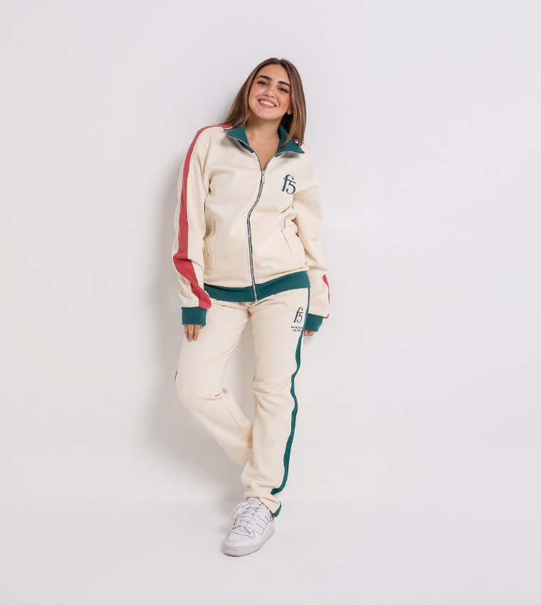 F5 CONTRAST PANEL TRACK JACKET