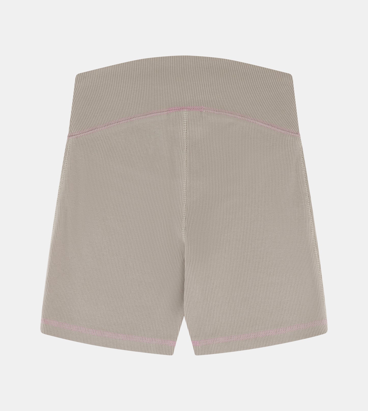 Girls Ribbed Cycling Shorts With Patch