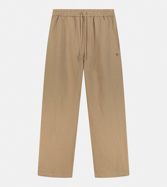 Men's Linen Wide-Leg Pants