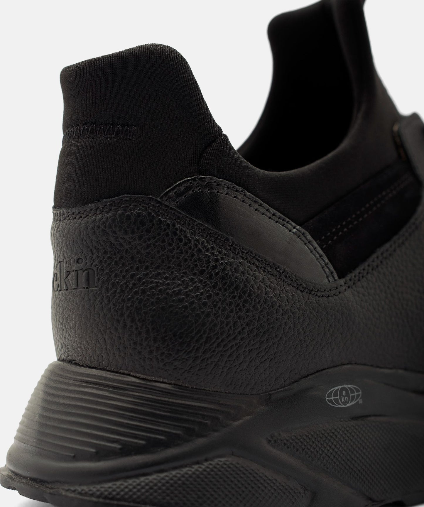 F5 x EKN Vegan Leather Sneakers - Black