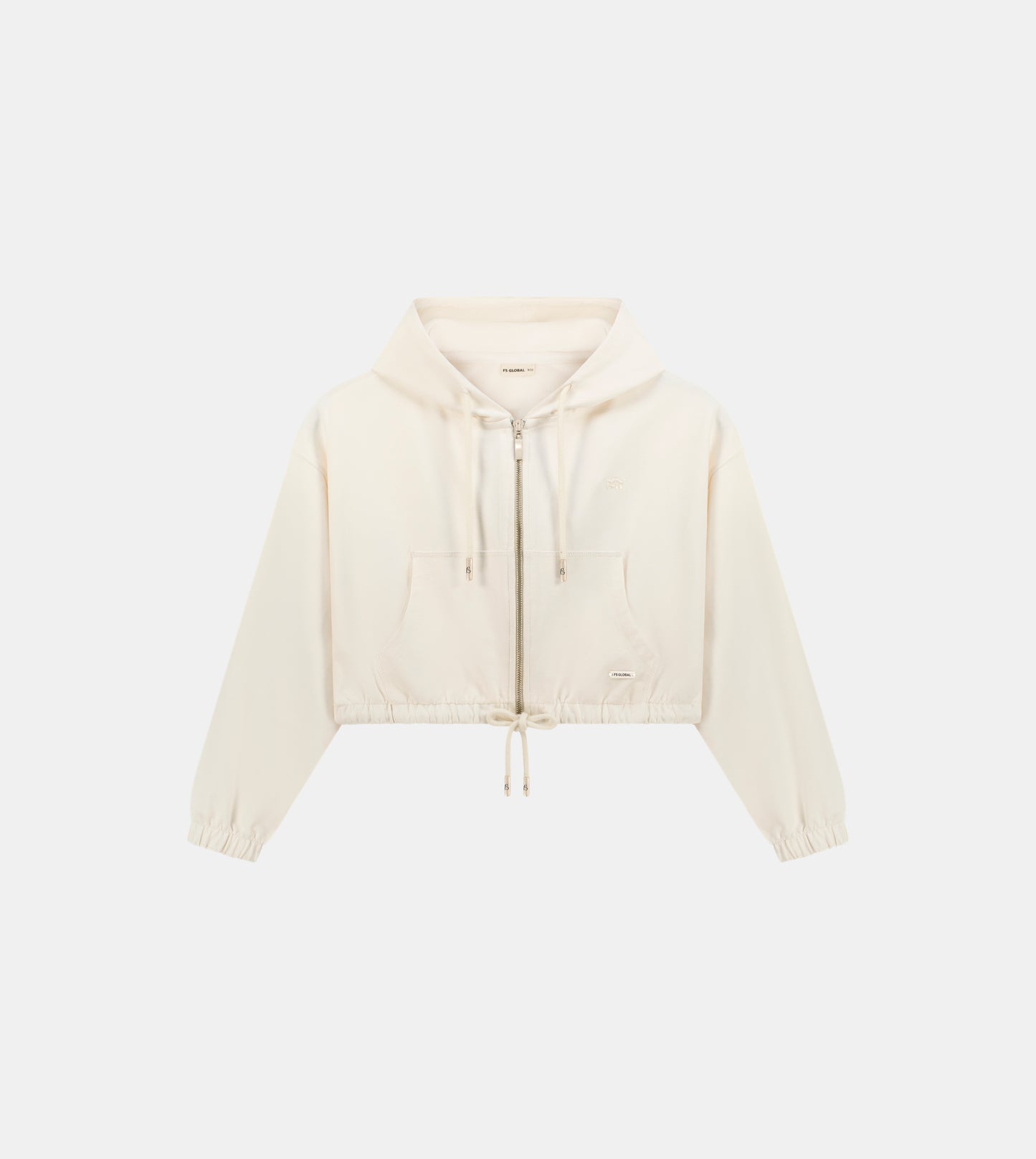 Girls - Oversized cropped hoodie