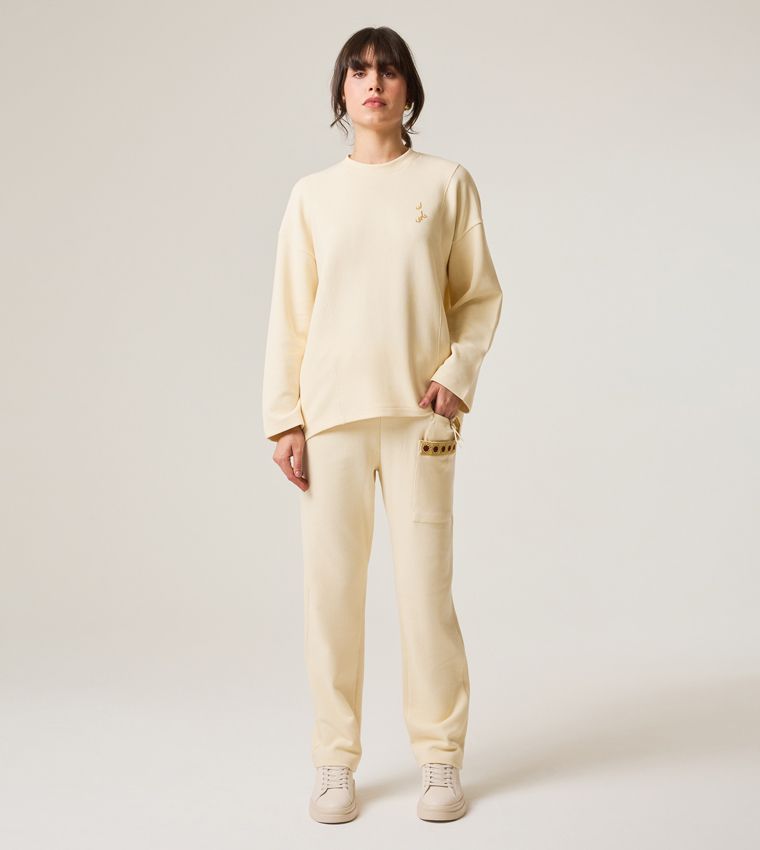 F5 LONG SLEEVED WAFFLE TOP