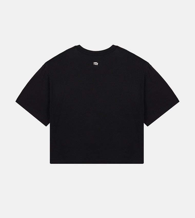 WOMEN'S SHORT SLEEVE T-SHIRT - BLACK