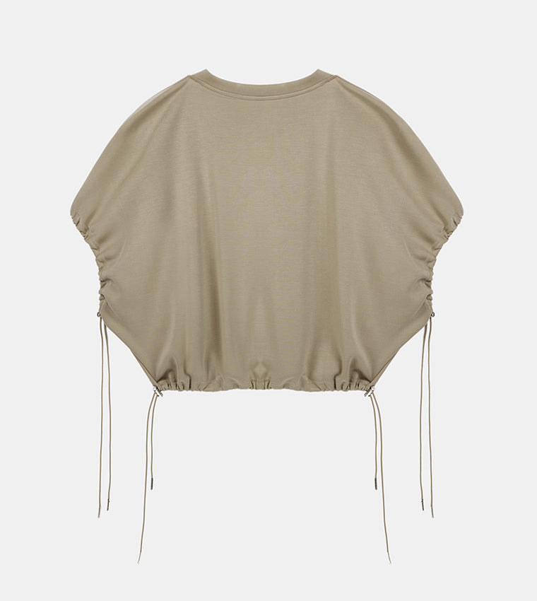 KNIT TOP - BROWN