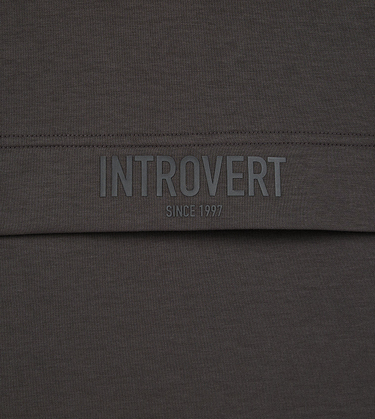 Men's F5 Polo Half Zip Polo Shirt - Dark Grey