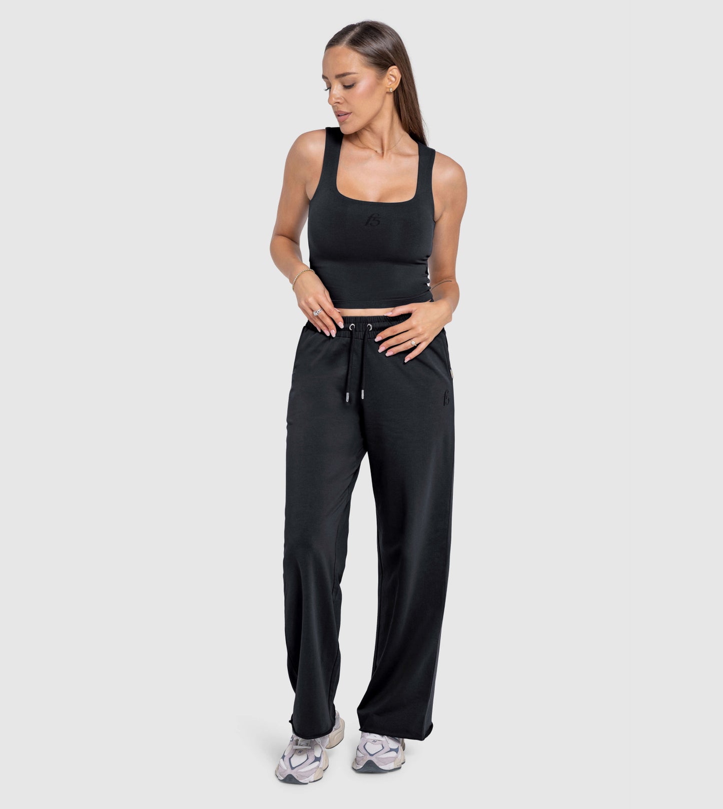 women's essential square neck tank