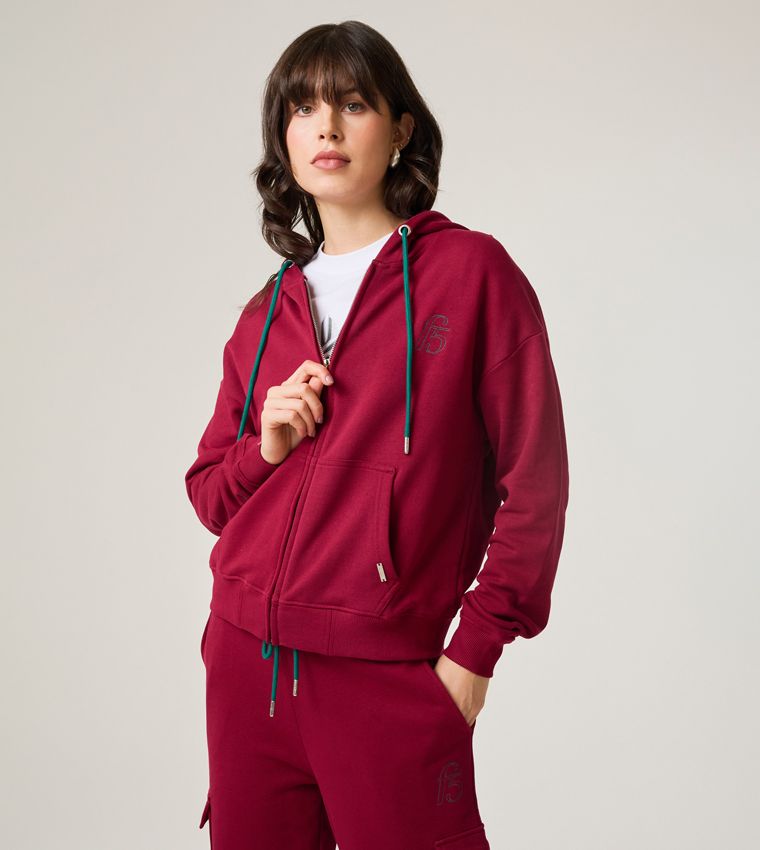 F5 CARGO ZIP THROUGH HOODIE