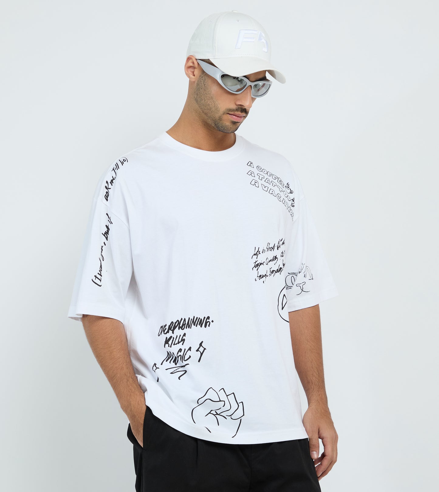 Men's F5 Oversized Graphic T-Shirt