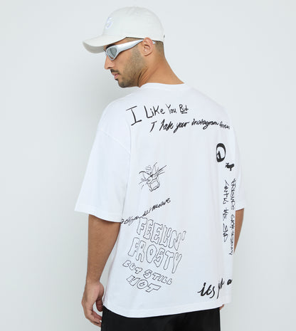 Men's F5 Oversized Graphic T-Shirt