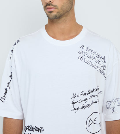 Men's F5 Oversized Graphic T-Shirt