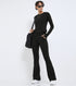 High Waisted Flared Pants