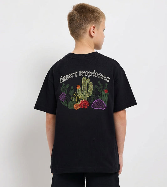 Boy's Oversized Embroidered T-Shirt