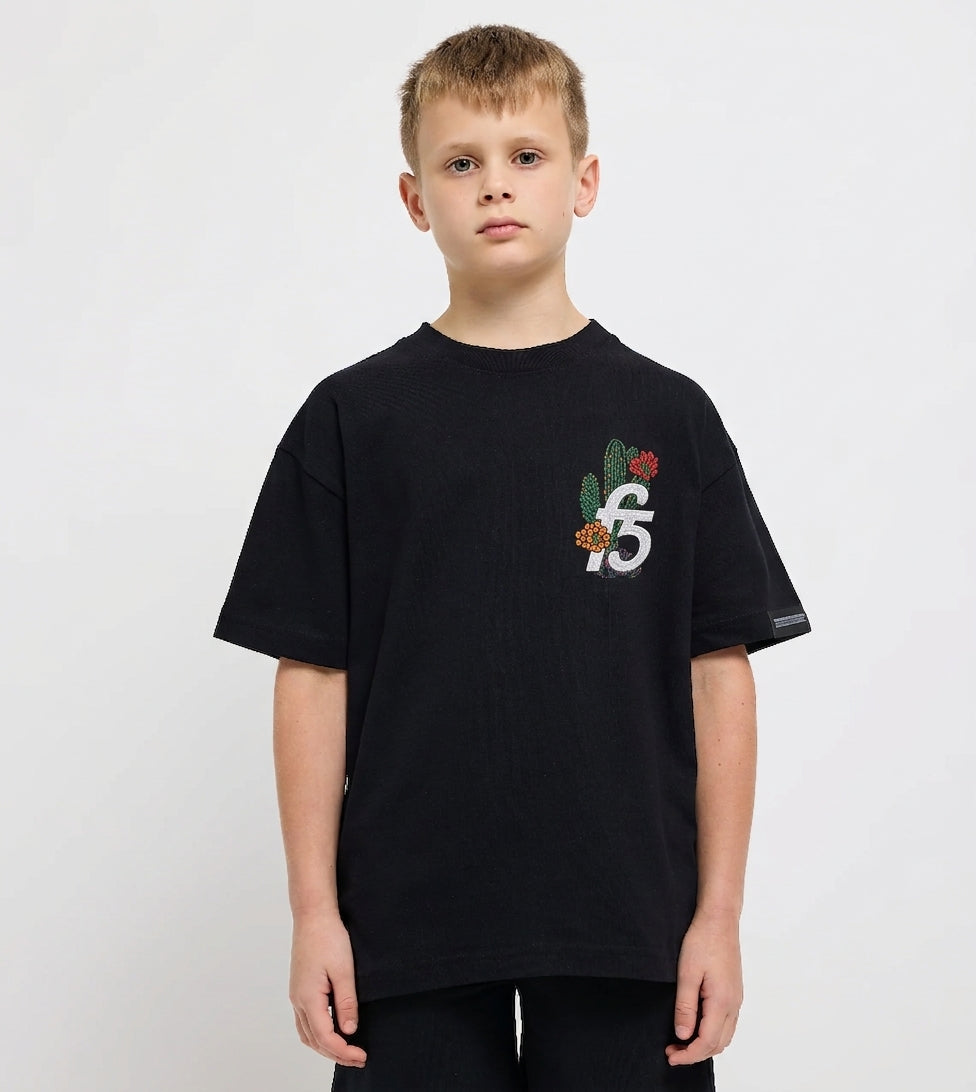 Boy's Oversized Embroidered T-Shirt