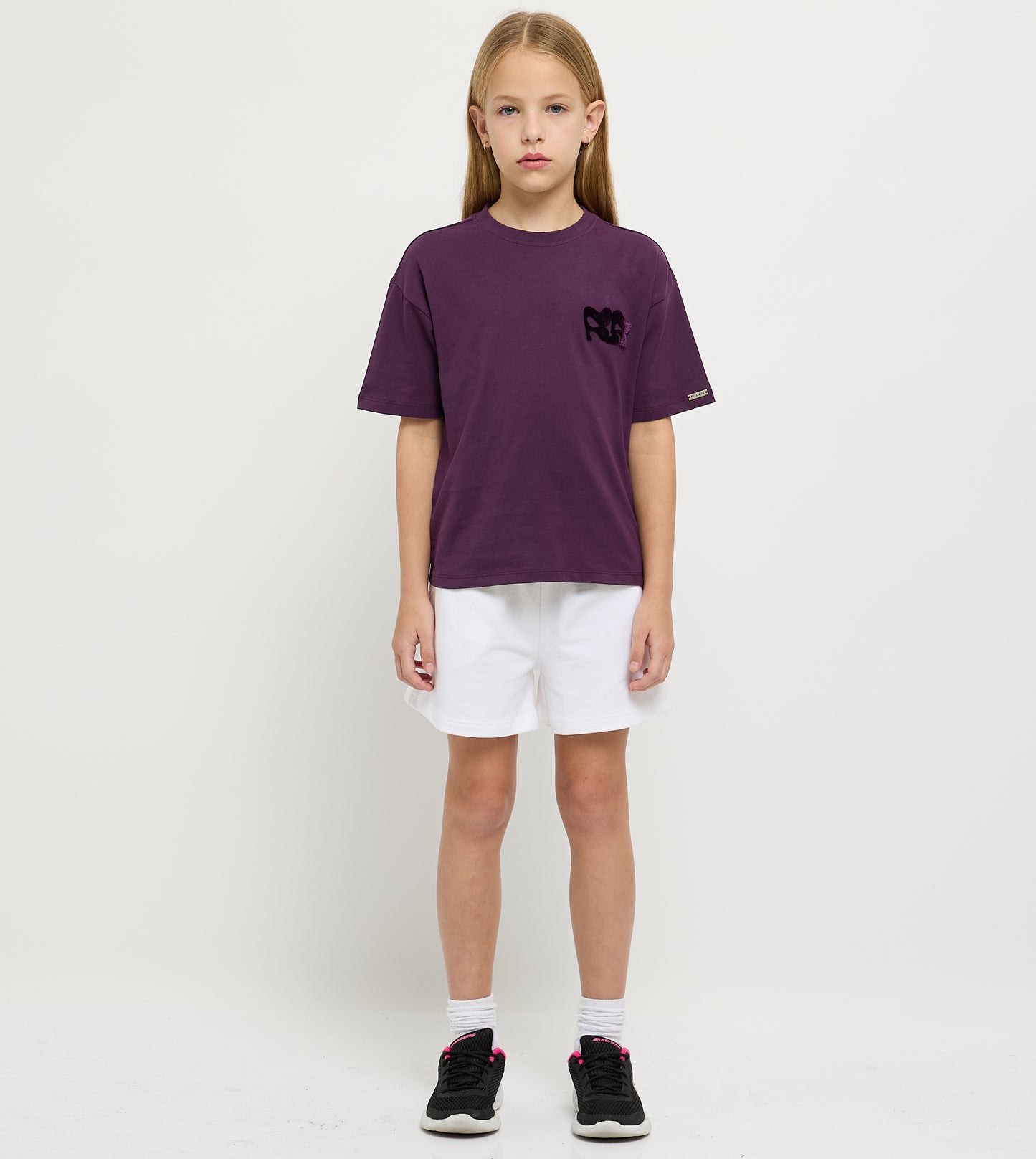 Girls Regular Fit Logo T-Shirt