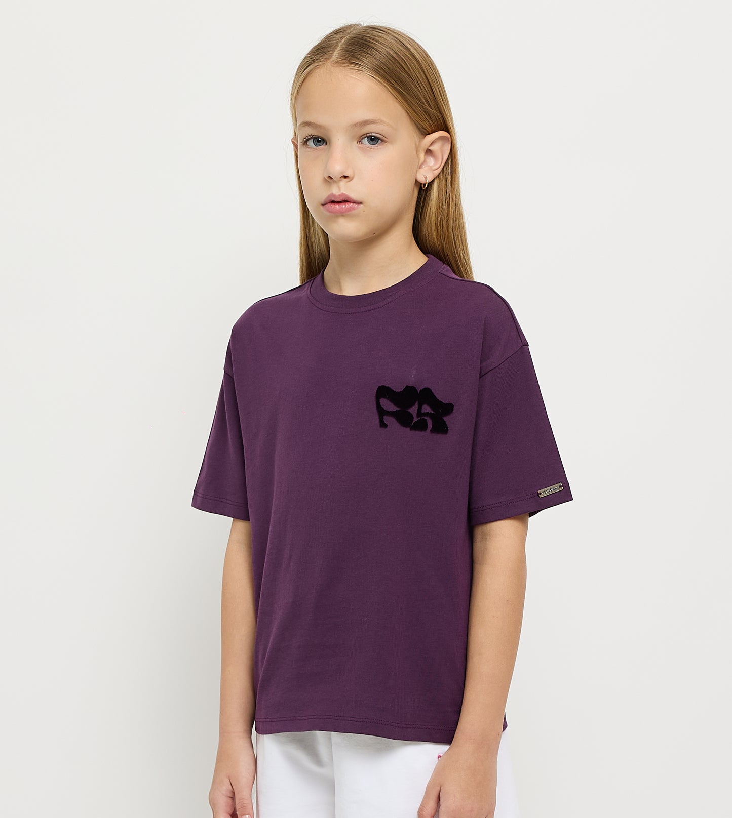 Girls Regular Fit Logo T-Shirt