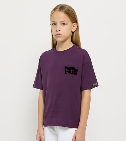 Girls Regular Fit Logo T-Shirt