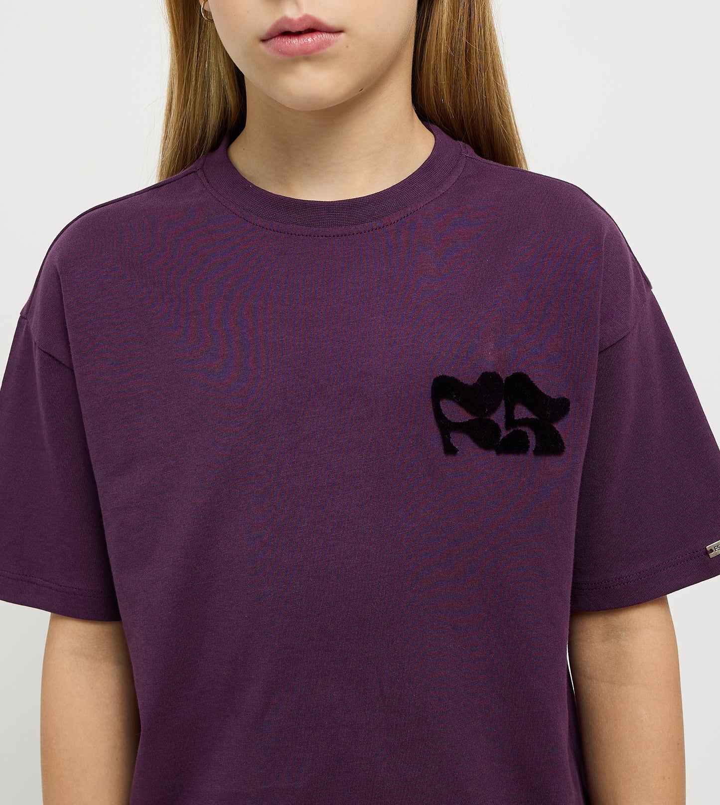 Girls Regular Fit Logo T-Shirt