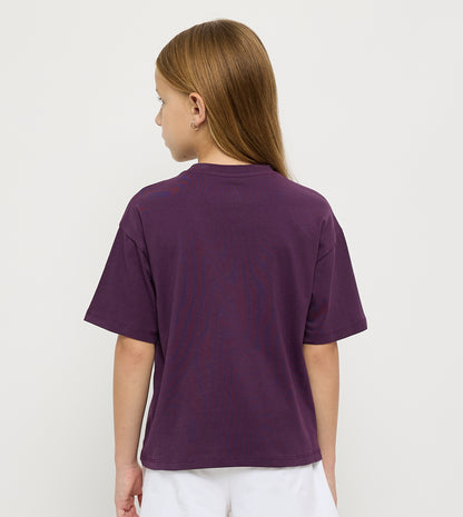 Girls Regular Fit Logo T-Shirt