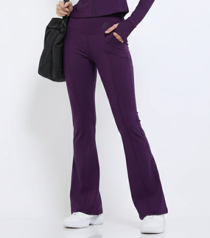 High Waisted Flared Pants