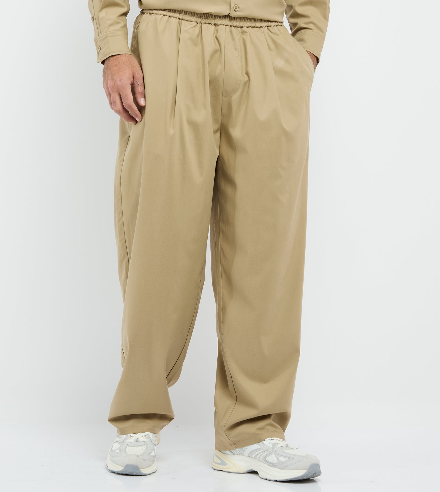 Men's F5 Straight Fit Tencel Pants - Light Brown