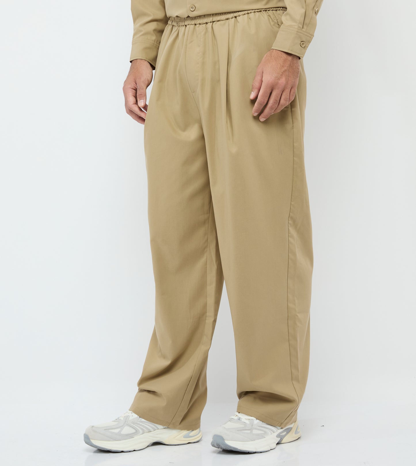 Men's F5 Straight Fit Tencel Pants - Light Brown