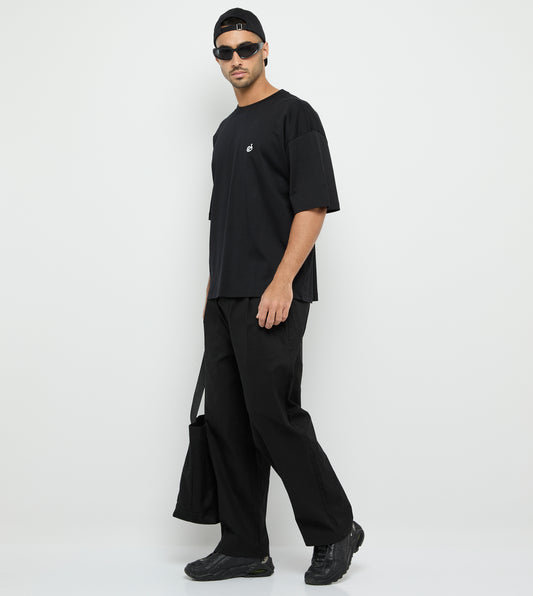 Men's F5 Straight Fit Tencel Pants - Black