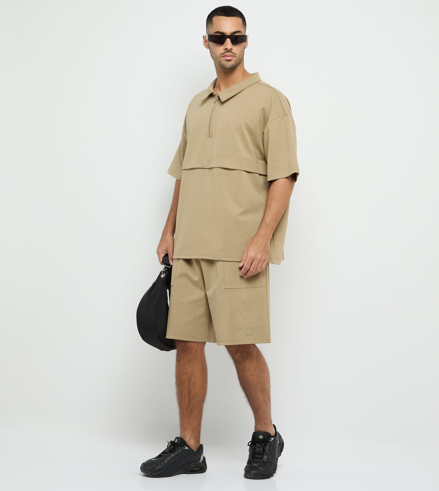 Men's Introvert Knit Shorts - Khaki