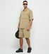 Men's Introvert Knit Shorts - Khaki