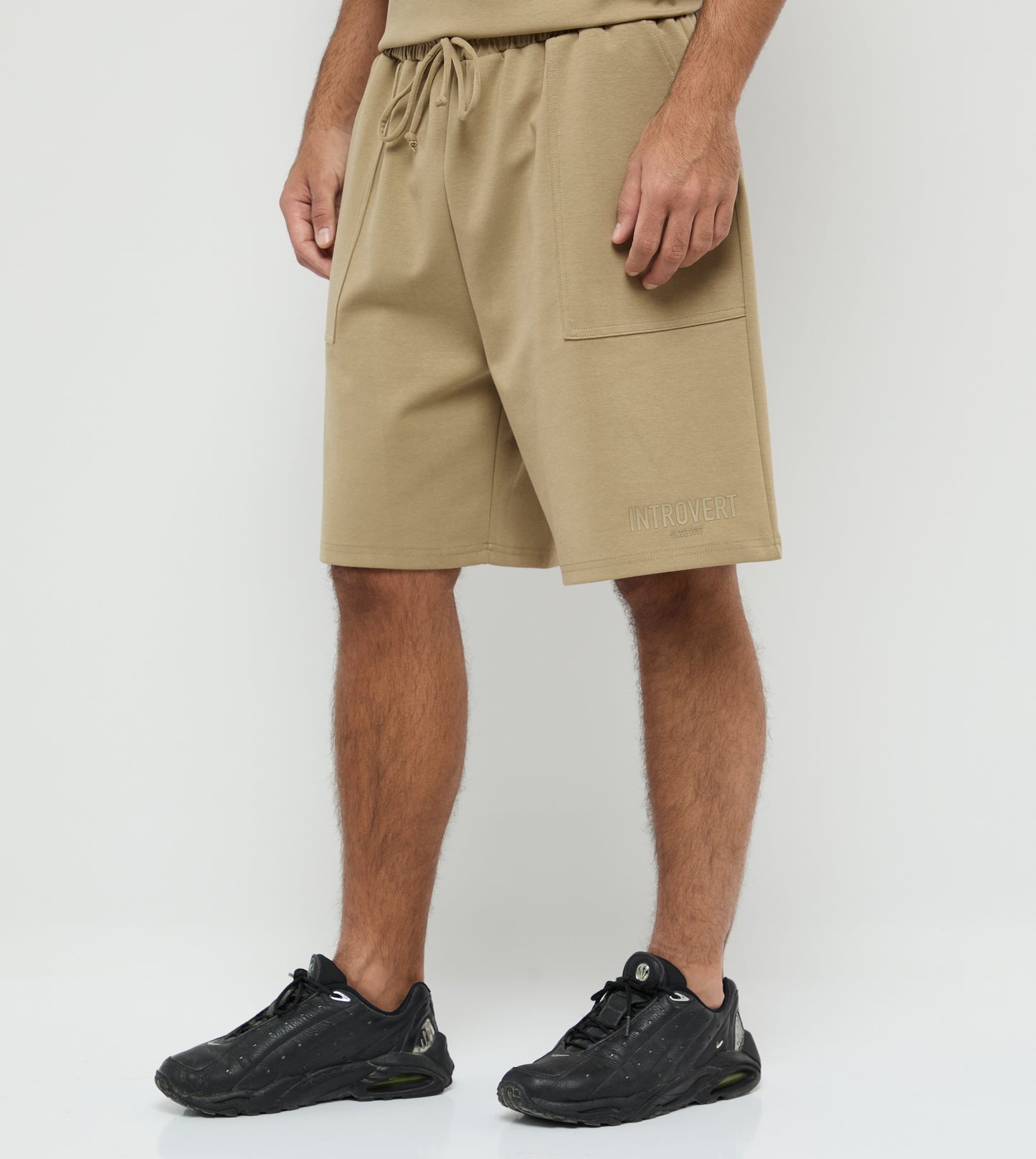 Men's Introvert Knit Shorts - Khaki