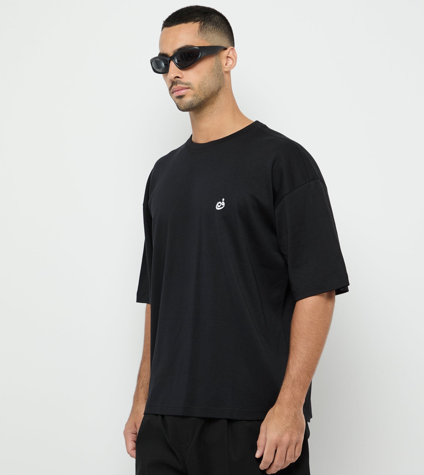 Men's F5 Oversized Riyadh Arabic Printed T-Shirt